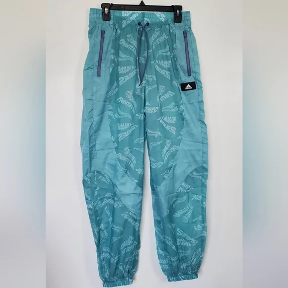 adidas Sportswear Woven LightweightPants, Minton, Women's, Size S(4).
